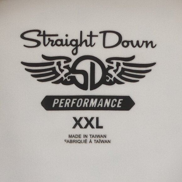 Straight Down Performance Men's XXL Polo Shirt Playing Card Print BNP Paribas - Picture 3 of 6